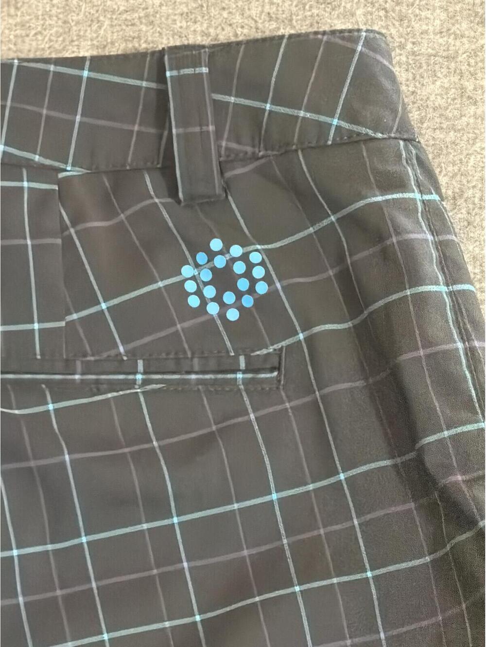 PUMA Plaid Golf Pants Trousers Black Gray Blue Check Men’s 36x32 - Picture 7 of 7